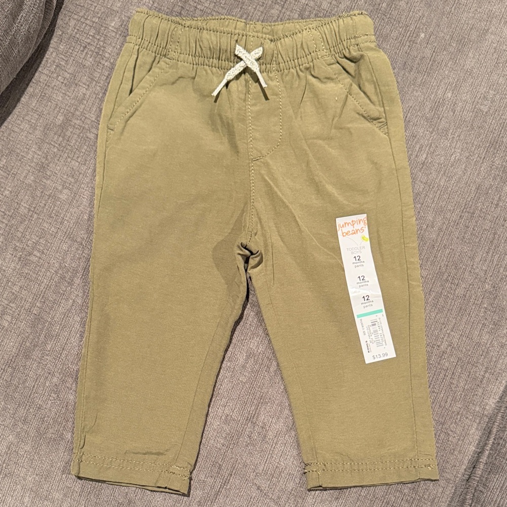 Brand New jumping beans Olive Green Chino Pants